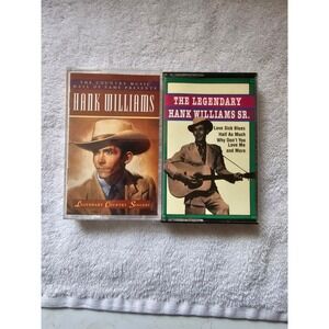 Hank Williams Cassette Tapes Lot Legendary Country Singers Music‎